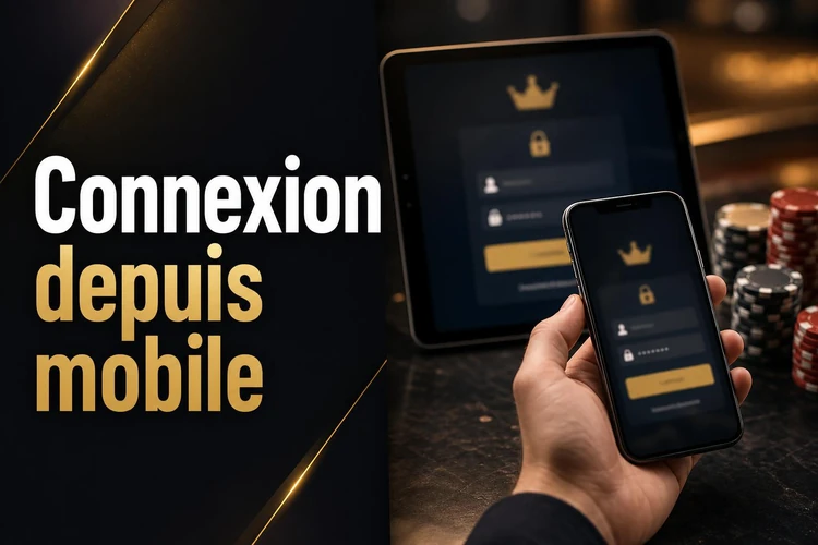 Connexion depuis mobile