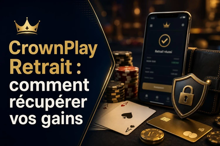 CrownPlay Retrait: comment récupérer vos gains