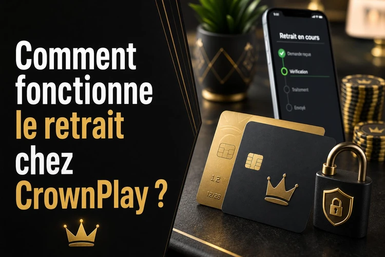 Comment fonctionne le retrait chez CrownPlay?