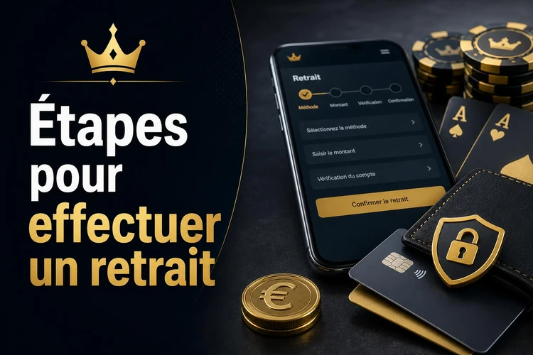 Étapes pour effectuer un retrait