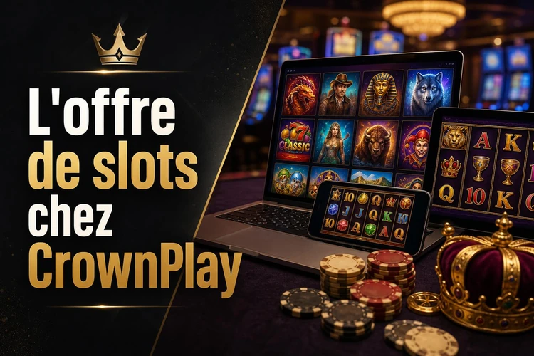 L'offre de slots chez CrownPlay