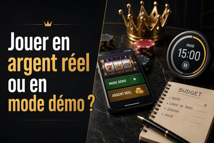 Jouer en argent réel ou en mode démo?
